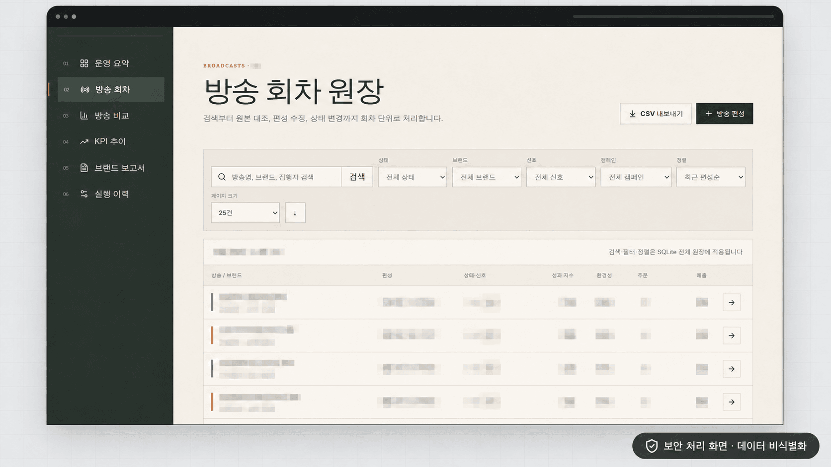 라이브커머스 성과 수집·리포트 시스템 구축
